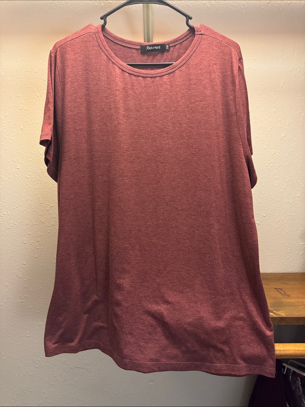 Women’s Short Sleeve T-Shirt in Dusty Rose